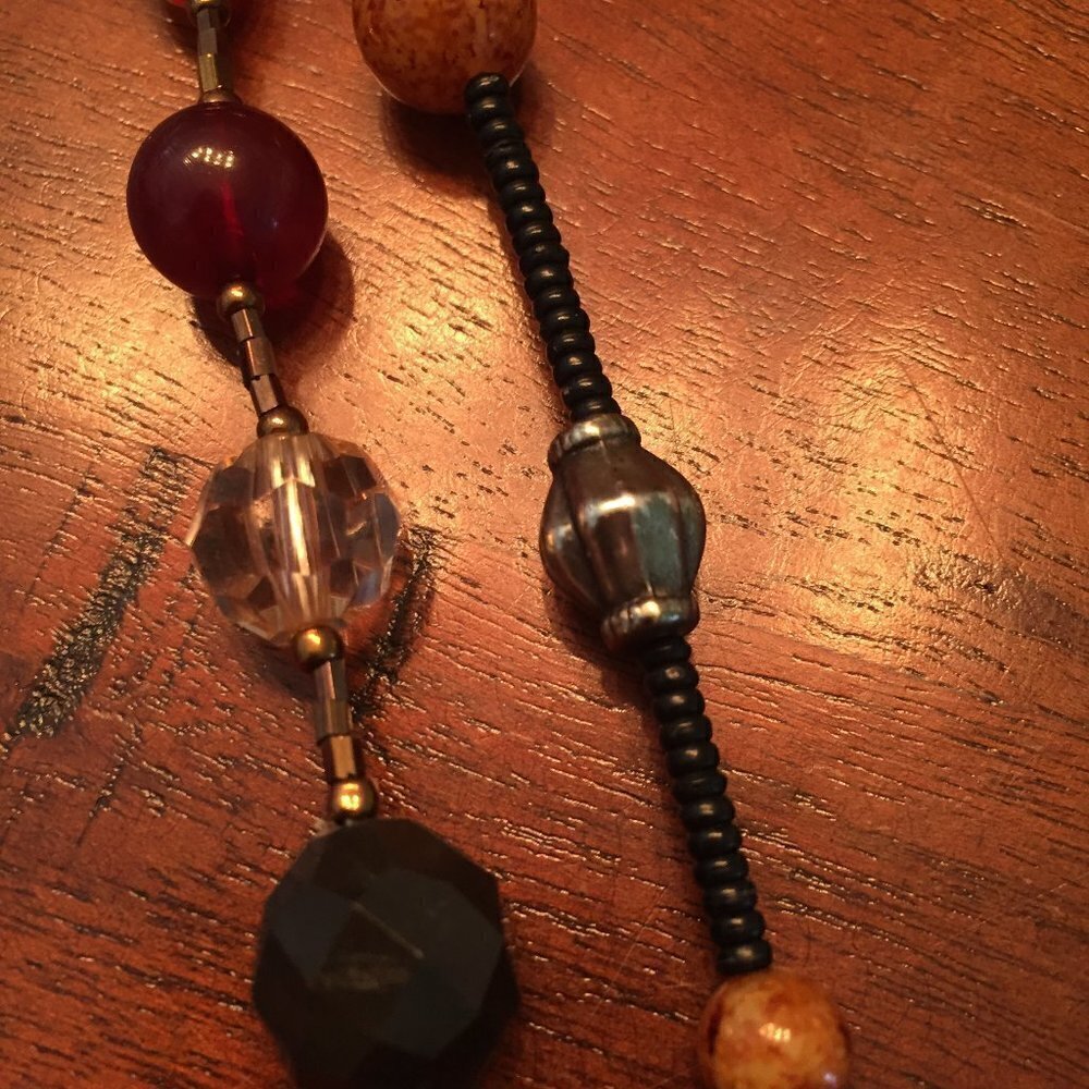 Double Strand Beaded Necklace - Picture 2 of 5